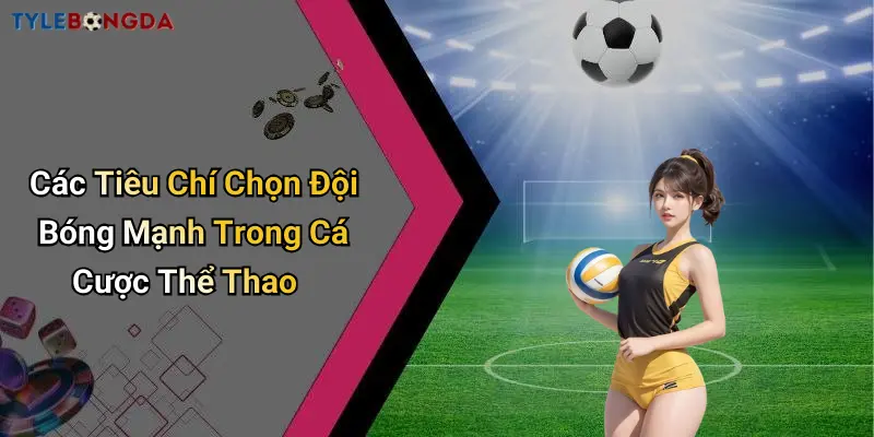 Các Tiêu Chí Chọn Đội Bóng Mạnh Trong Cá Cược Thể Thao