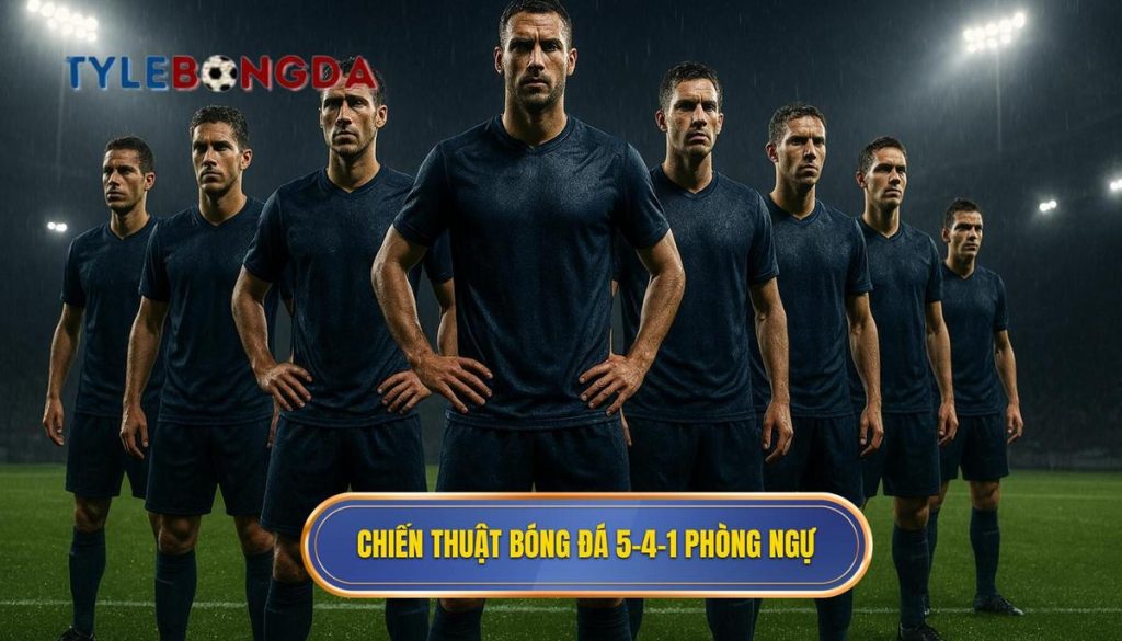 Chiến thuật bóng đá 5-4-1 phòng ngự