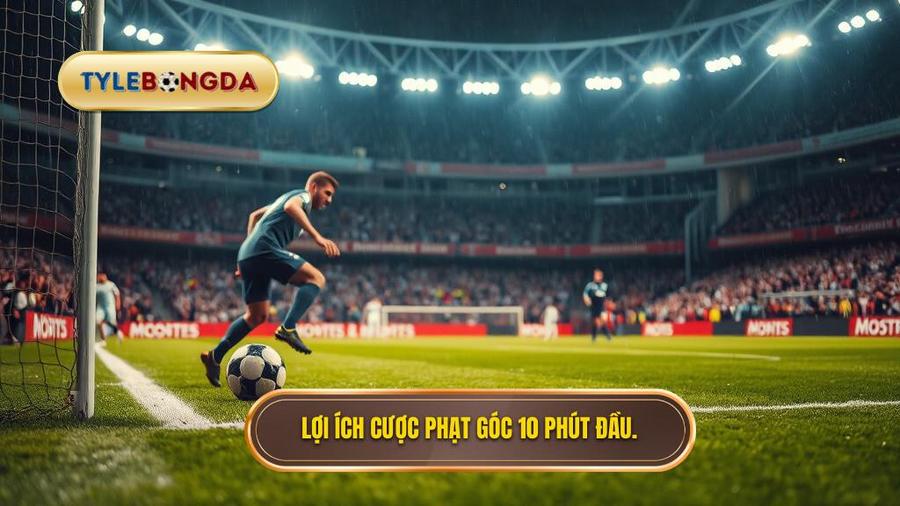 Lợi ích cược phạt góc 10 phút đầu.