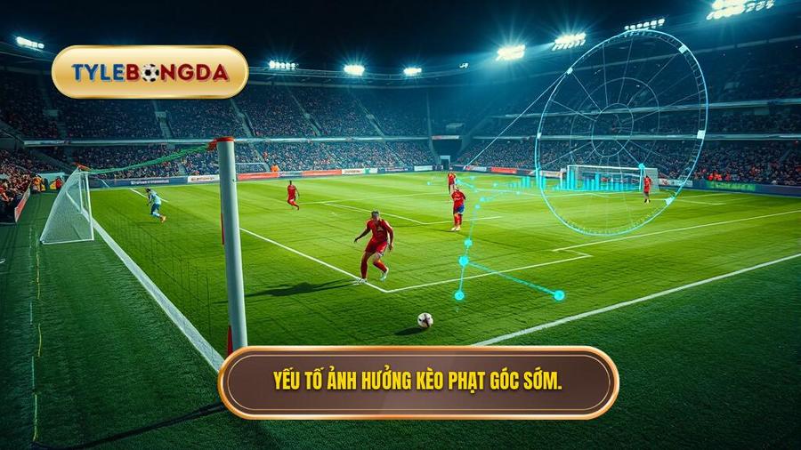 Yếu tố ảnh hưởng kèo phạt góc sớm.