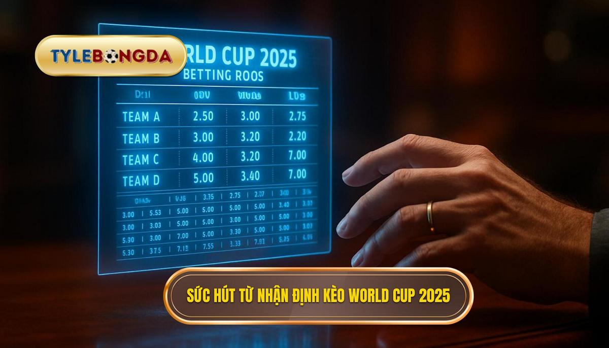 Bối cảnh bóng đá thế giới và sức hút từ việc nhận định kèo World Cup 2025