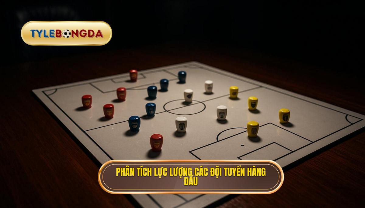 Phân tích tương quan lực lượng các đội tuyển hàng đầu