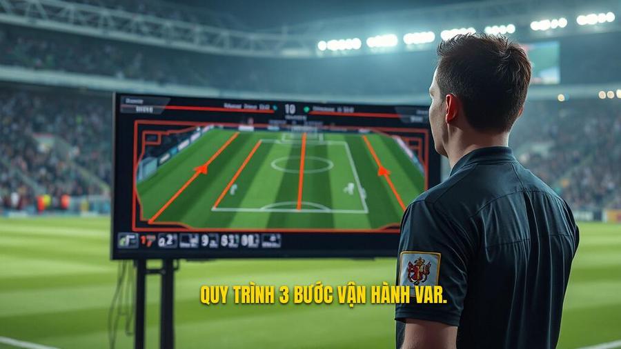 Công nghệ VAR trong bóng đá hoạt động thế nào? Quy trình 3 bước chuẩn FIFA