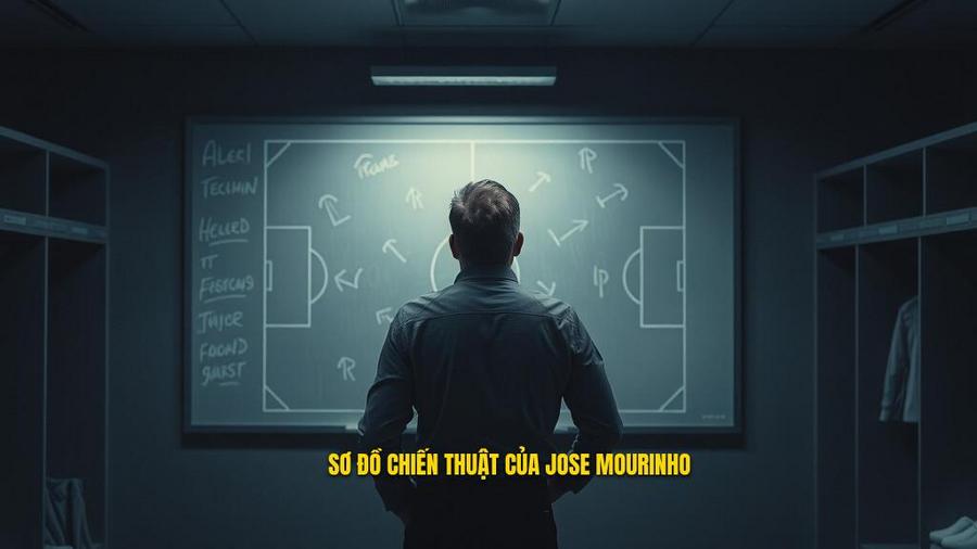 Các sơ đồ chiến thuật Jose Mourinho thường xuyên sử dụng