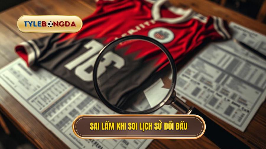 Những sai lầm cần tránh khi soi lịch sử đối đầu 2 đội