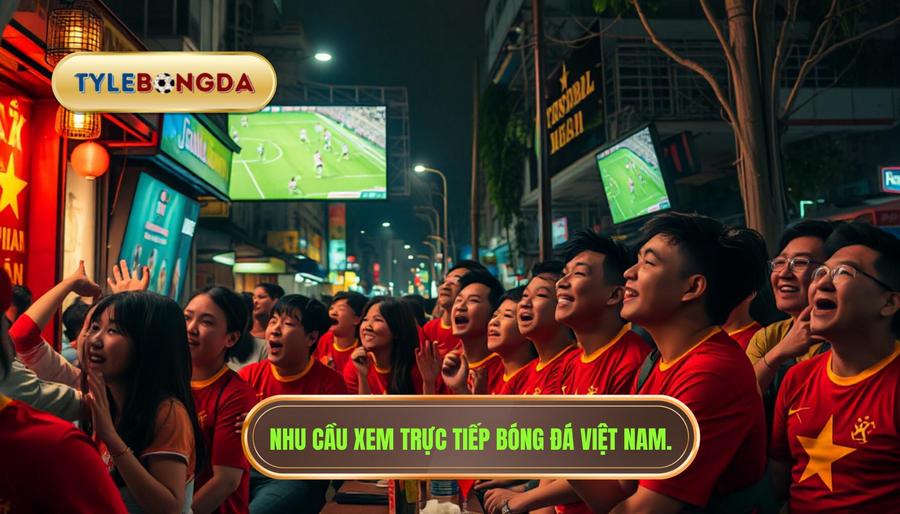 1. Nhu cầu xem trực tiếp bóng đá Việt Nam.
