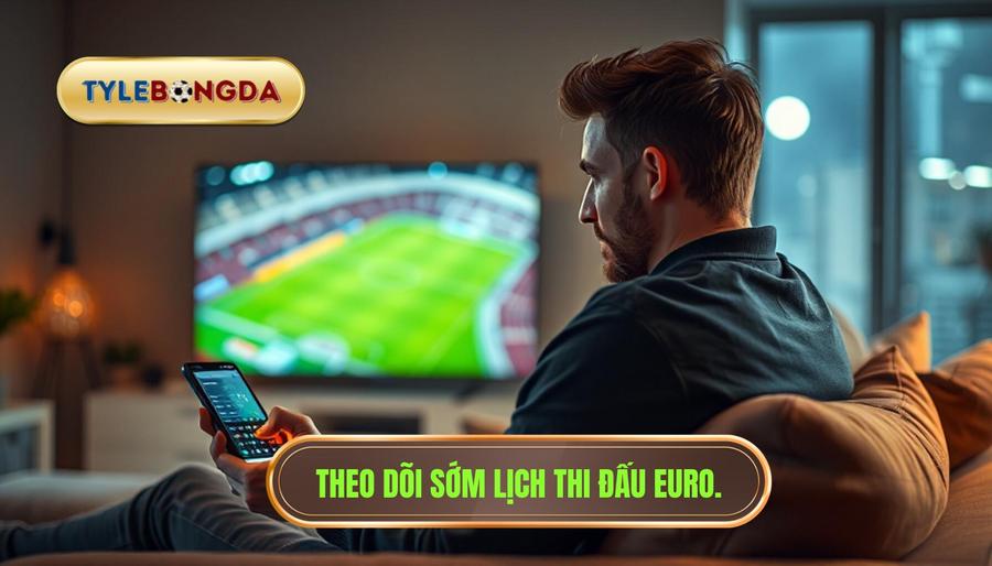 1. Theo dõi sớm lịch thi đấu Euro.