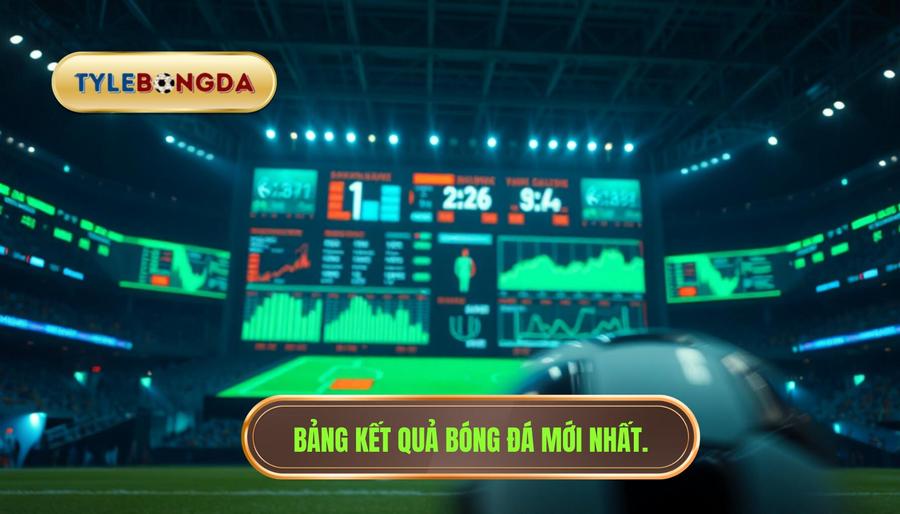 2. Bảng kết quả bóng đá mới nhất.
